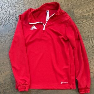 Adidas Red Long Sleeve Top